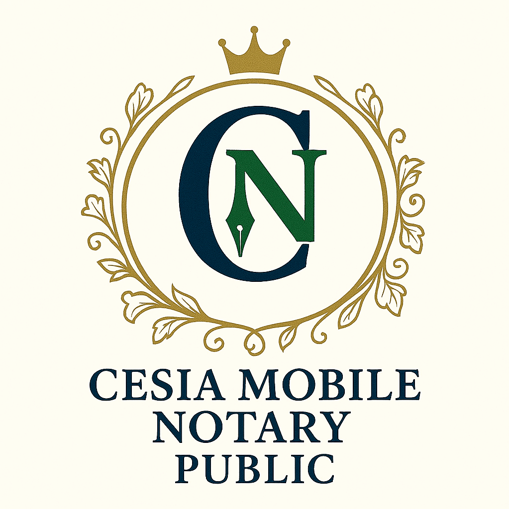 Cesia Mobile Notary Public- Trusted Notary Services